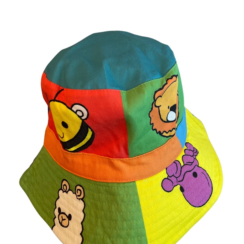 Colorful Animal Adventure Kids Hat